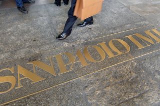 Intesa Sanpaolo a vu ses résultats semestriels dopés par le revenu net d'intérêts qui a décollé de plus de deux tiers sur un an, dans un contexte de hausse continue des taux sur les marchés. (archives)